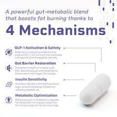 Premium packaging showing a 30-day supply of Hello100 GLP-1 capsules for daily use.