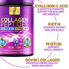 Hello Lovely Collagen Powder poured into smoothie.