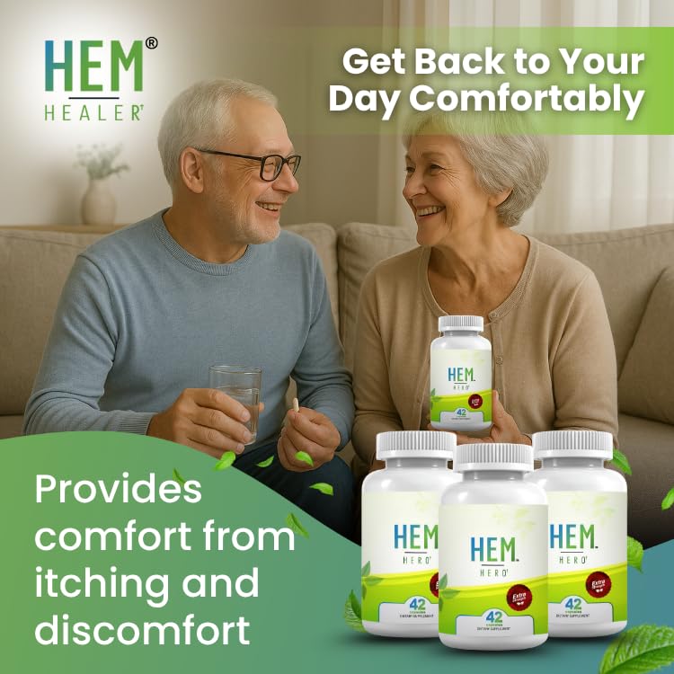 Hem Hero Extra Strength used daily for potential symptom management.