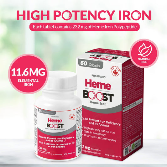 Heme Boost bottle pour illustrating smooth dosing during routines
