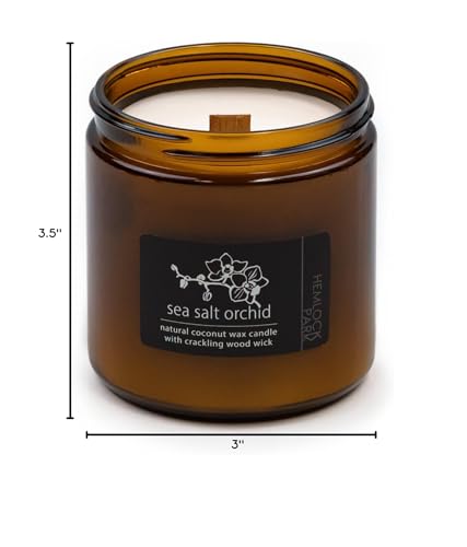Hemlock Park American-made candle crafted from natural coconut wax.