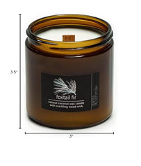 Hemlock Park candle offers up to 60 hours of burn