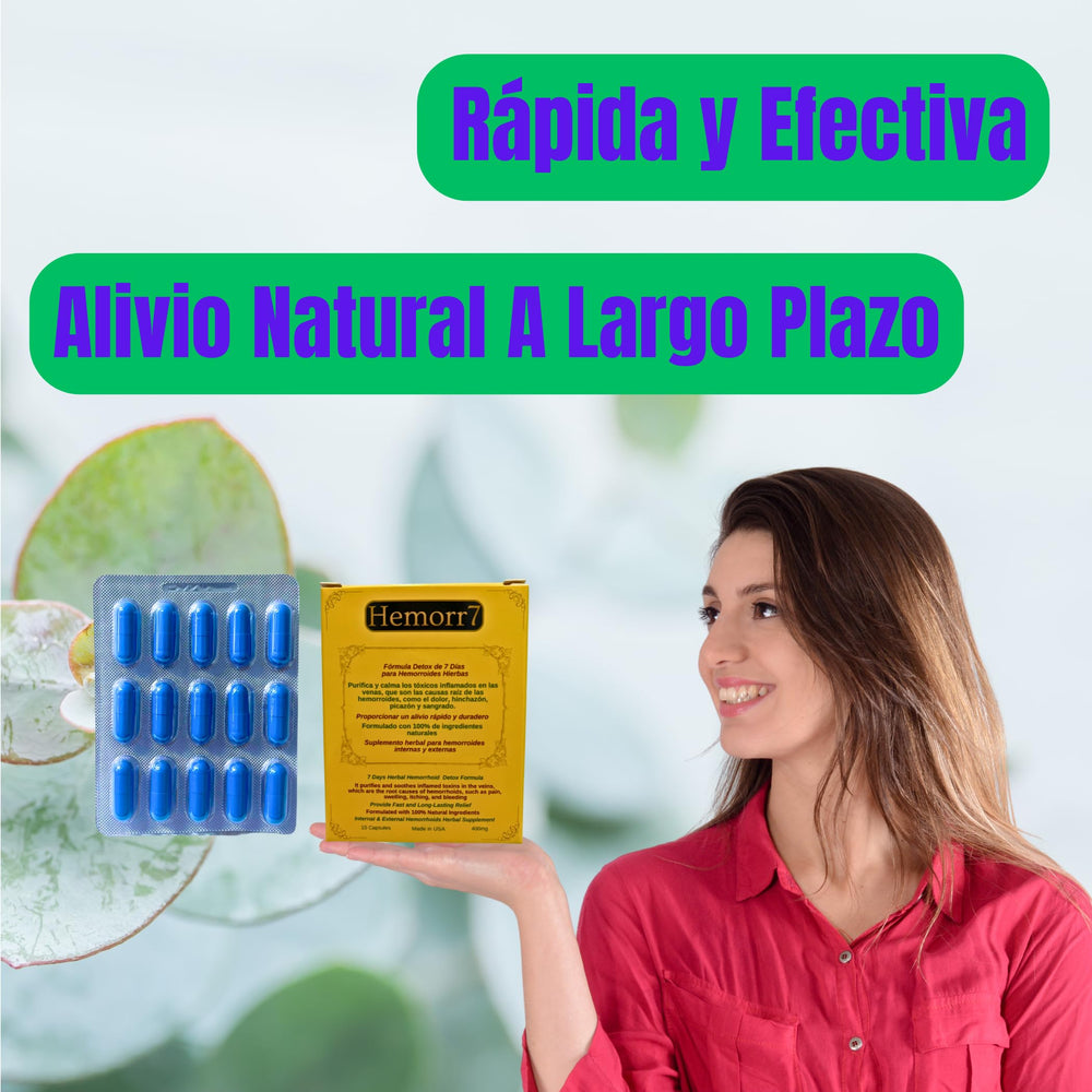 Hemorr7 herbal blend close-up highlighting natural ingredients for relief.
