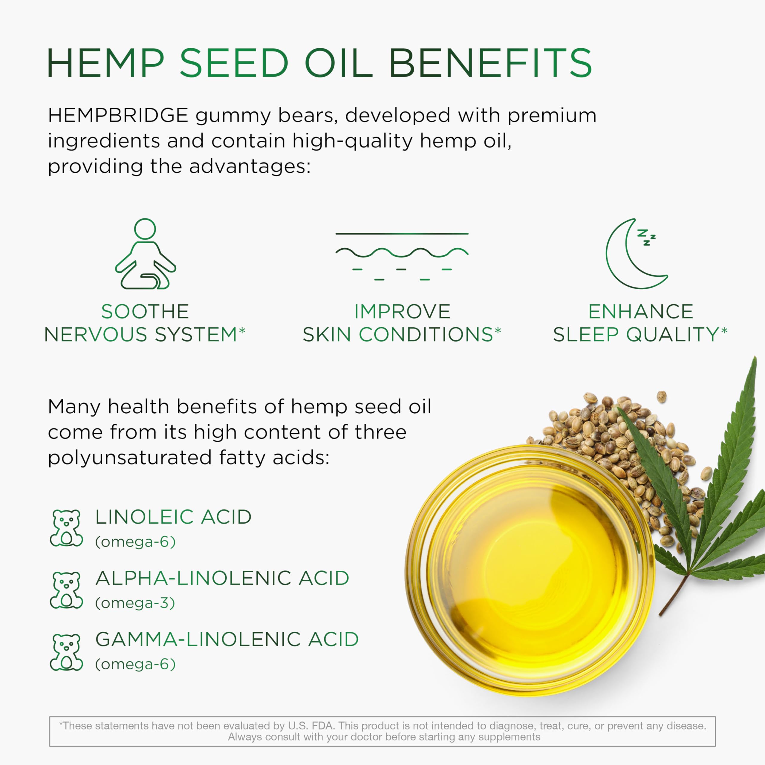 HempBridge daily balance gummies bottle helps steady mood and routine.