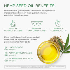 HempBridge daily balance gummies bottle helps steady mood and routine.