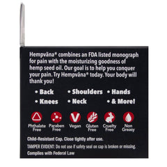 Hempvana Platinum lidocaine cream turmeric ingredient note on packaging