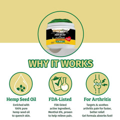 Hempvana Platinum Gel back label shows ingredients and usage.