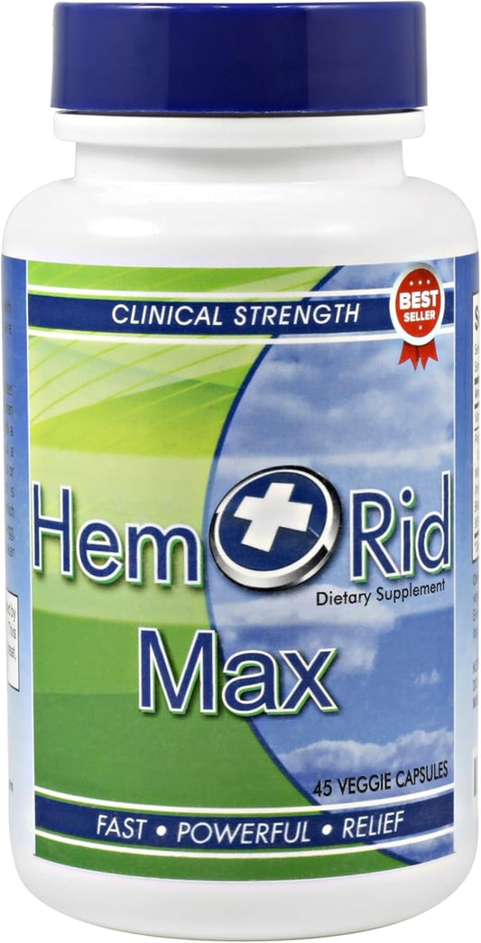 HemRid advanced hemorrhoidal cream tube ready for external relief.