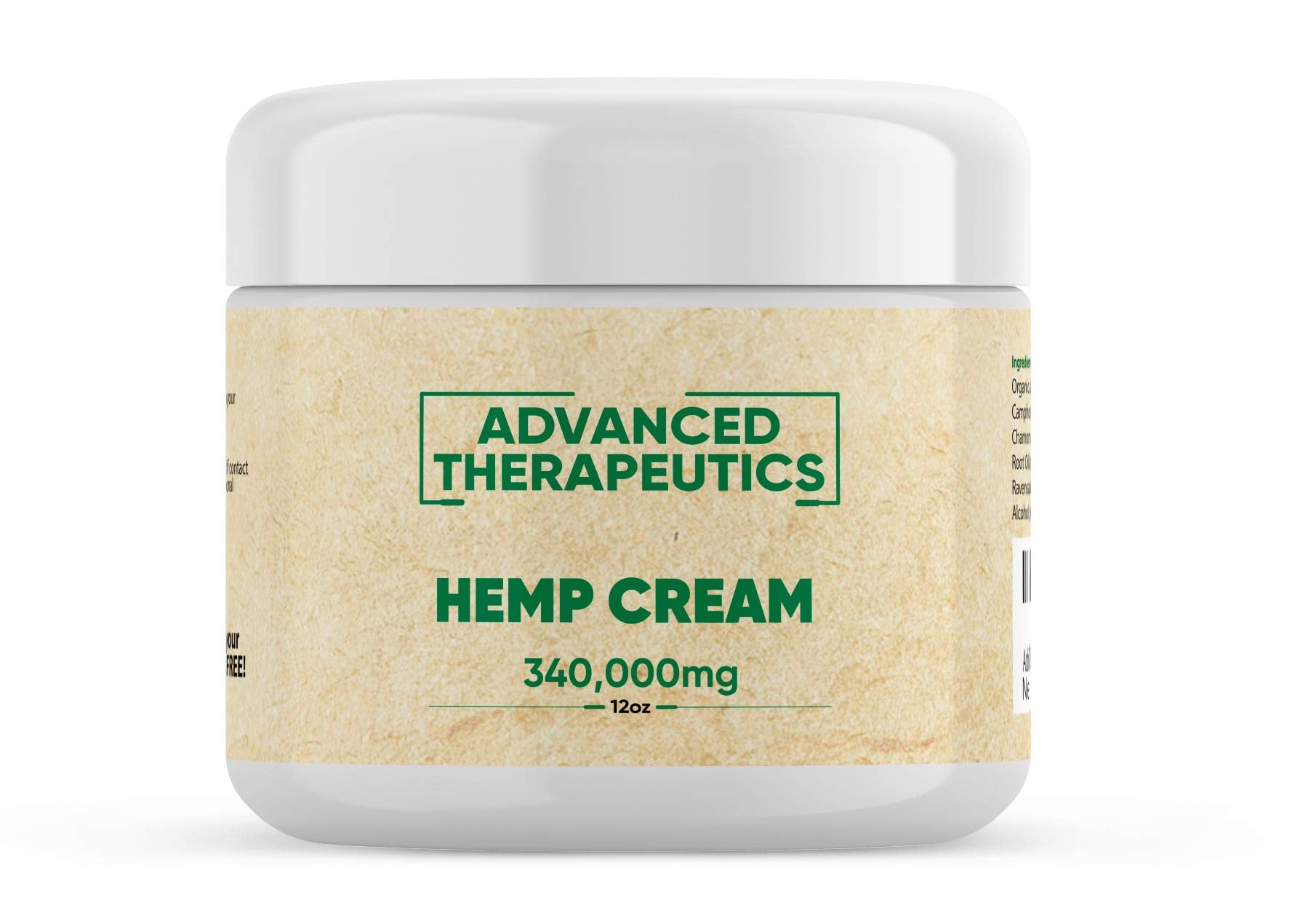 HEMTemperature Advanced Hemp Cream bottle for quick, non-greasy relief of sore muscles.
