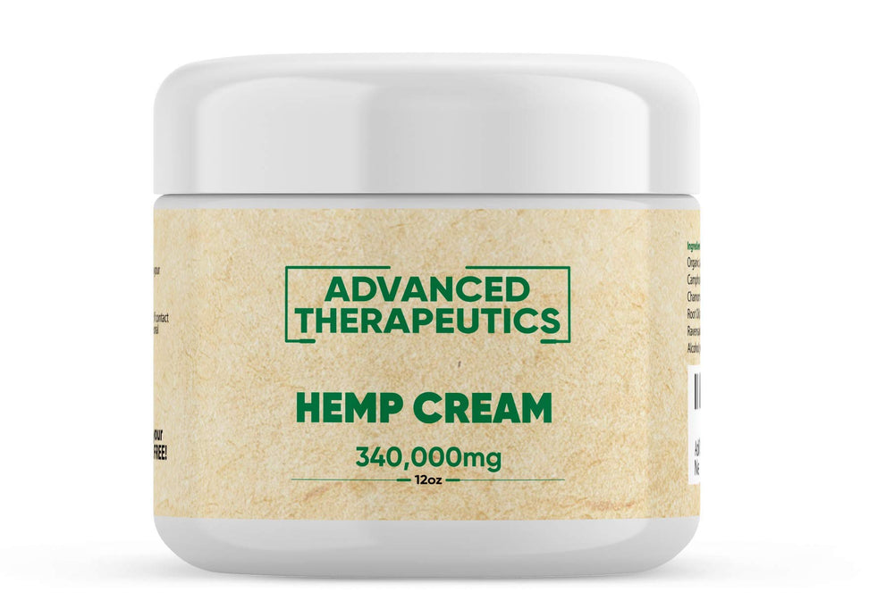 HEMTemperature Advanced Hemp Cream bottle for quick, non-greasy relief of sore muscles.