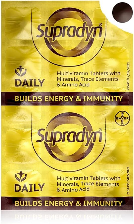 HENU Supradyn ingredients label highlighting vitamins and minerals