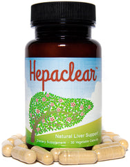 Hepaclear GMP-certified facility badge highlights quality assurance.