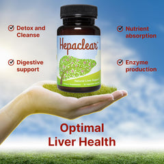 Hepaclear hesperidin ingredient close-up highlighting antioxidant support for the liver.