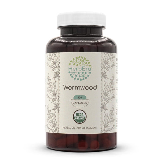 HerbEra Wormwood capsules bottle front for daily wellness