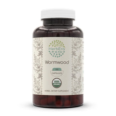 HerbEra Wormwood capsules bottle front for daily wellness