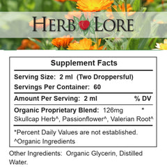 Herb Lore GoodNight being stirred into warm tea for bedtime ritual.