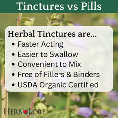 Herb Lore GoodNight Tincture under the tongue for fast calming effects.