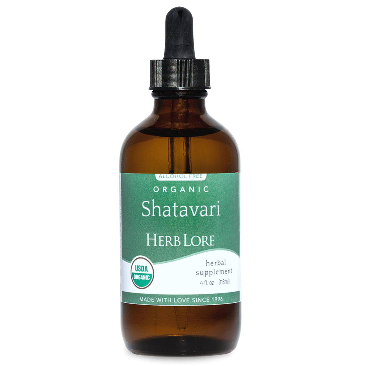 Herb Lore Shatavari tincture bottle for daily wellness support.