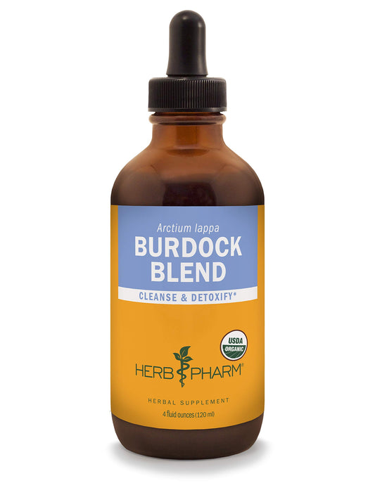 Herb Pharm Burdock Blend bottle ready for daily cleansing routine