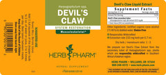 Herb Pharm Devils Claw on shelf displays natural product availability.