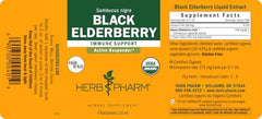 Herb Pharm drops mix easily into water or juice for daily use.