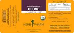 Herb Pharm liquid extract dosing guide with serving spoon.