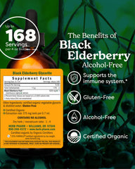 Herb Pharm elderberry berries hand-harvested for high-quality extract