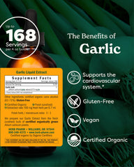 Herb Pharm Garlic Liquid Extract dropper enables precise dosing.