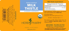 Herb Pharm Milk Thistle Seed Extract displayed on wellness shelf