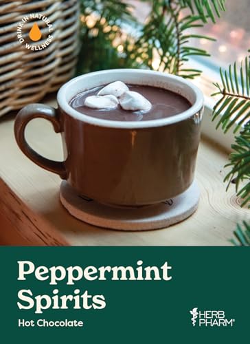 Herb Pharm Peppermint Spirits bottle pour demonstrates safe dilution for use.