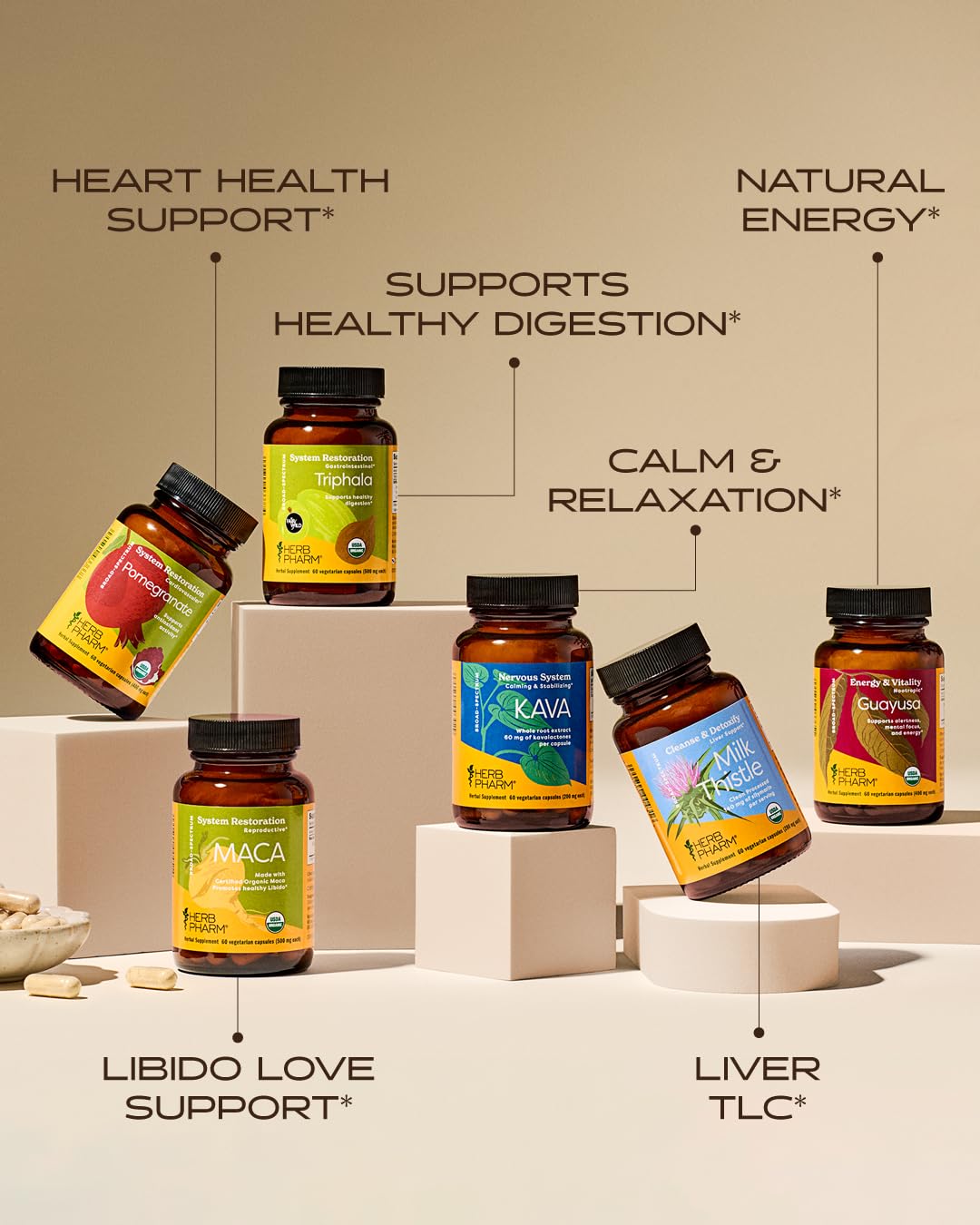Label notes 120 mg punicalagins per capsule for strength