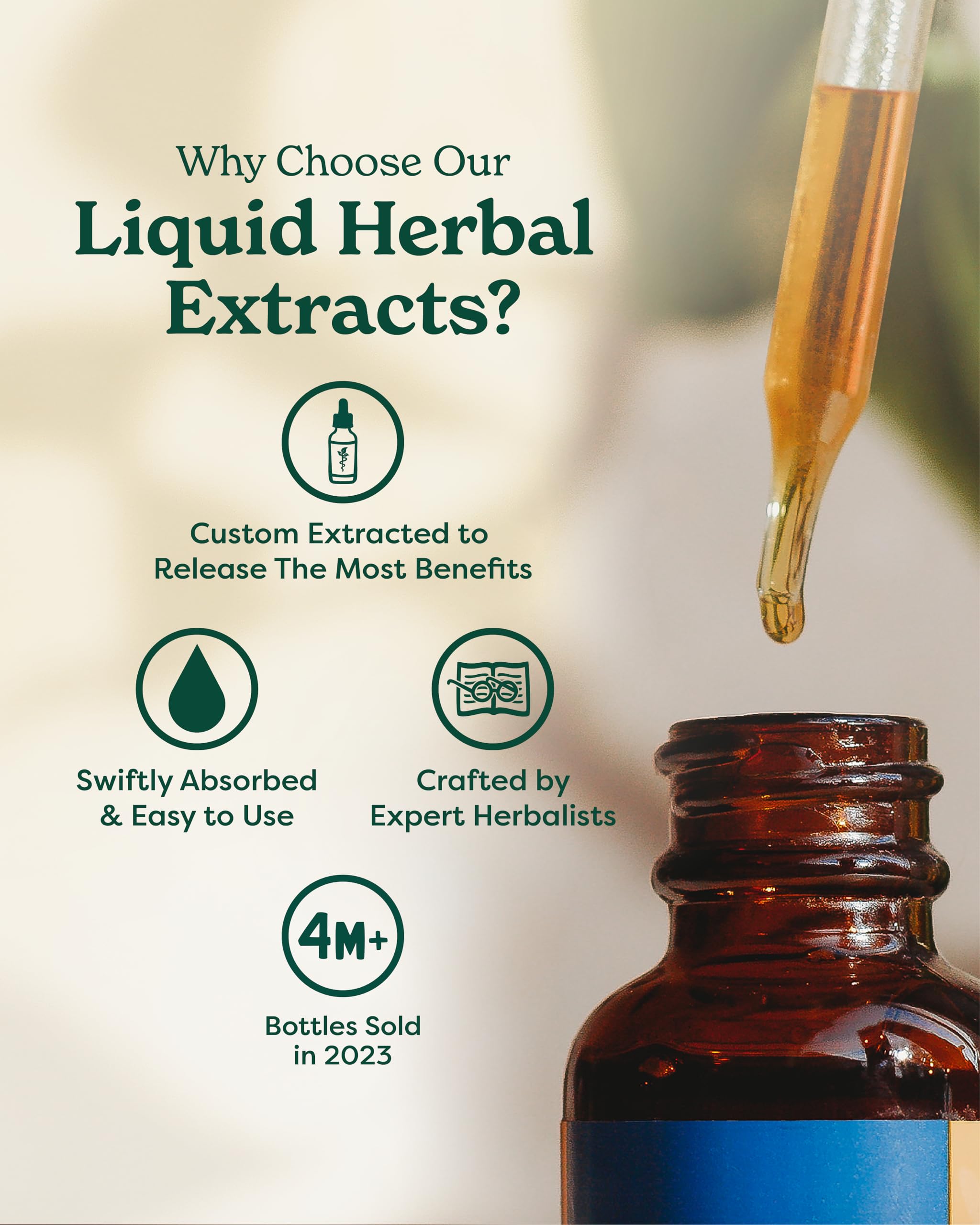 Herb Pharm St. John’s Wort Topical Oil pour ready for application.