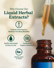 Herb Pharm St. John’s Wort Topical Oil pour ready for application.