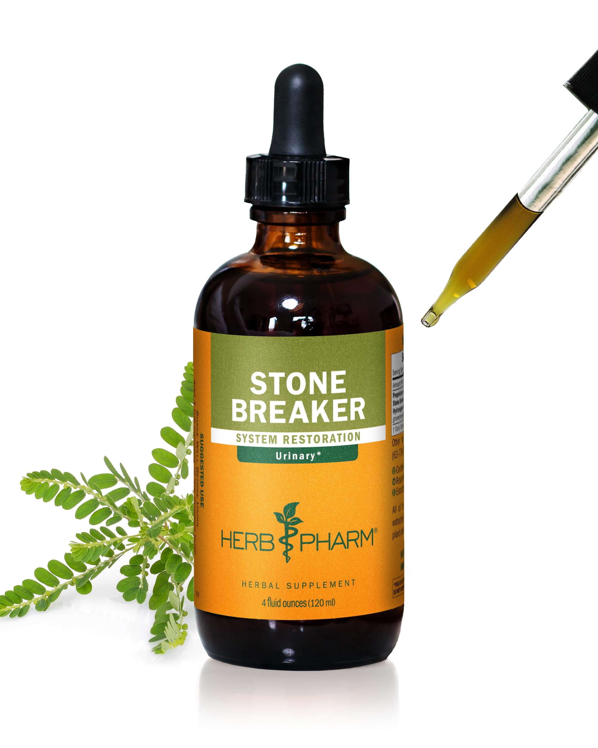 Herb Pharm Stone Breaker bottle front showing urinary support label.
