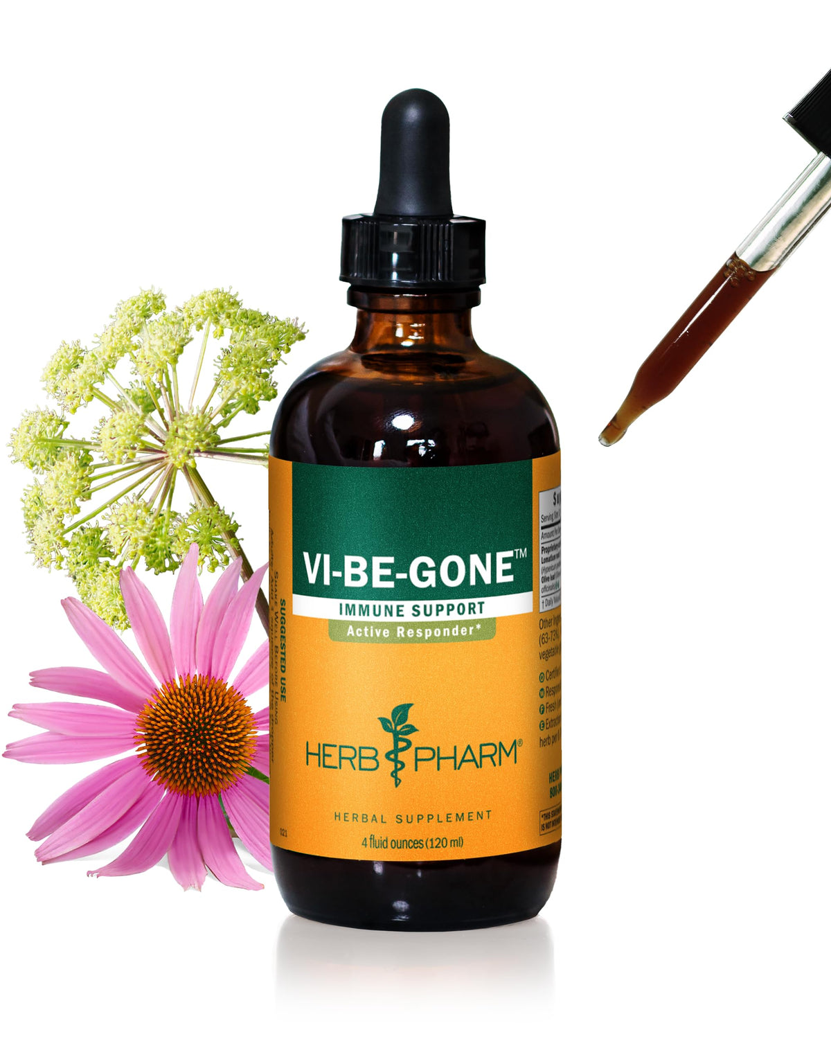 Herb Pharm Virattack bottle front for immune support.