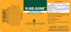 Herb Pharm Virattack packaging highlighting gluten-free and non-GMO features.