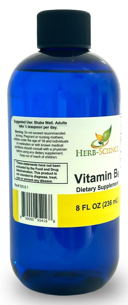 Herb-Science B6 drops taken with meals supports daily energy metabolism