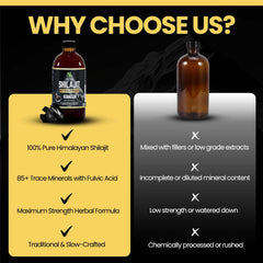 Herb To Body Shilajit Bitter packaging highlights purity.