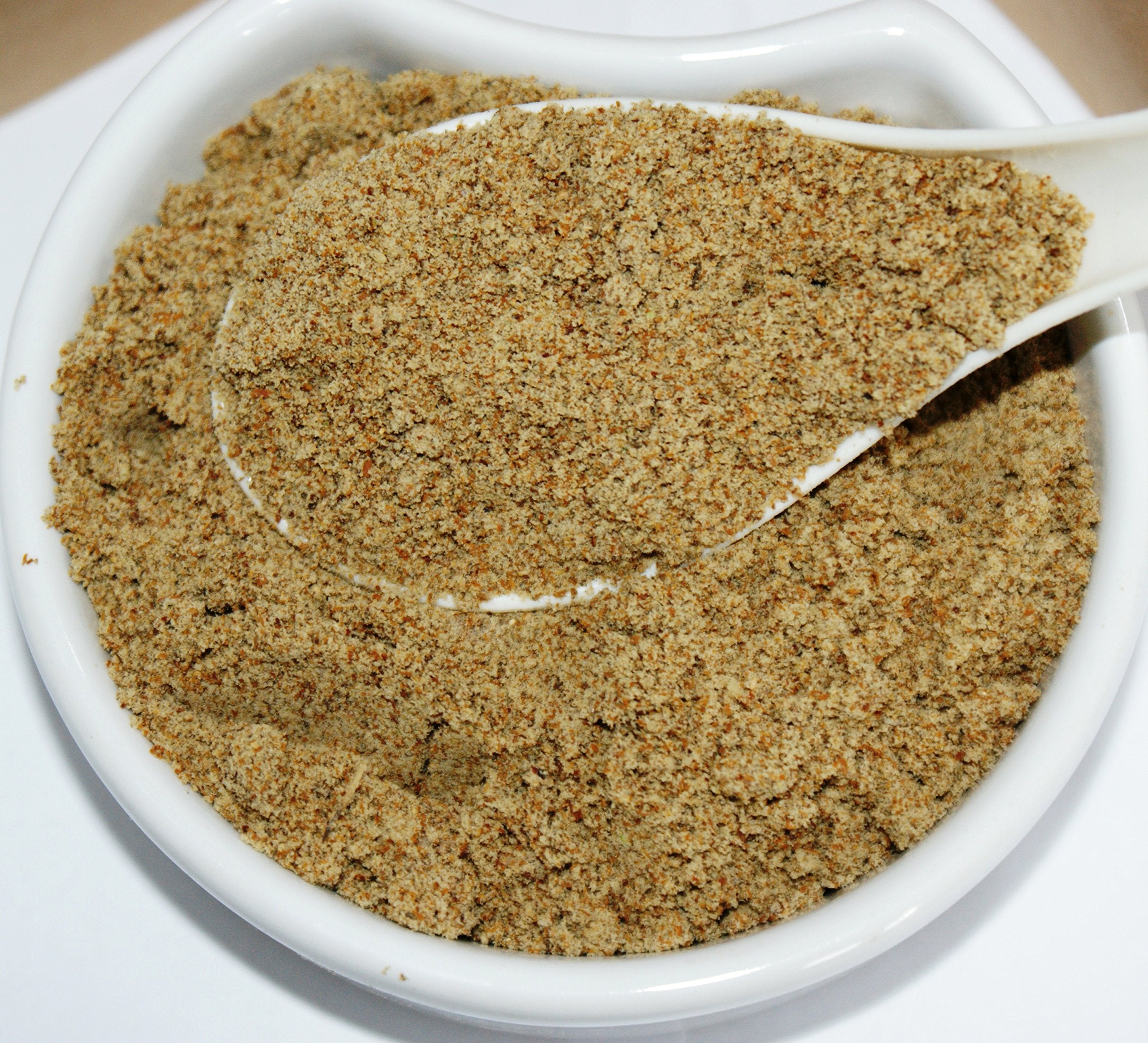 Herba Organica Milk Thistle Seeds Powder ready to blend into smoothies.