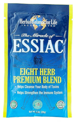 Herbal Balance for Life tea in cup demonstrates ready-to-brew convenience