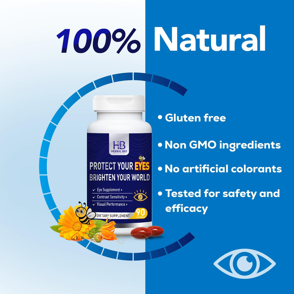 Herbal Bee Eye Supplement daily dose ready-to-take softgels
