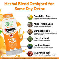 Herbal Clean Qcarbo16 Triphala and Bromelain blend promotes gentle cleansing balance.
