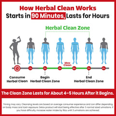 Herbal Clean Same Day Ultra Eliminex hydration scene emphasizes daily intake.