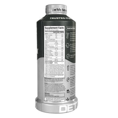Eliminex bottle being poured, highlighting straw-mango flavor for easy use