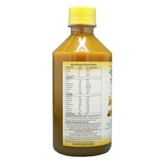 HERBAL DAILY Turmeric-Ginger-Garlic-ACV ingredients display for immune support.