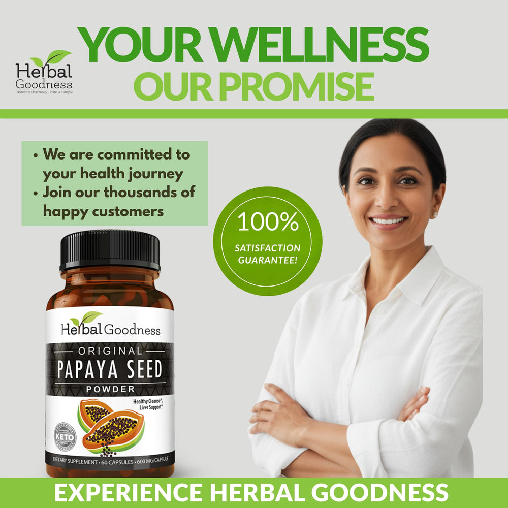 Illustration of digestive system with natural papaya enzyme support.