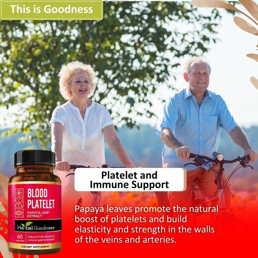 Herbal Goodness digestive enzymes papain graphic representing digestion support