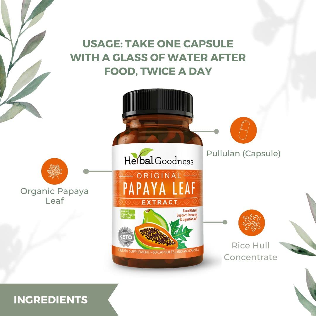 Herbal Goodness digestive health graphic suggests easy enzyme-assisted meals