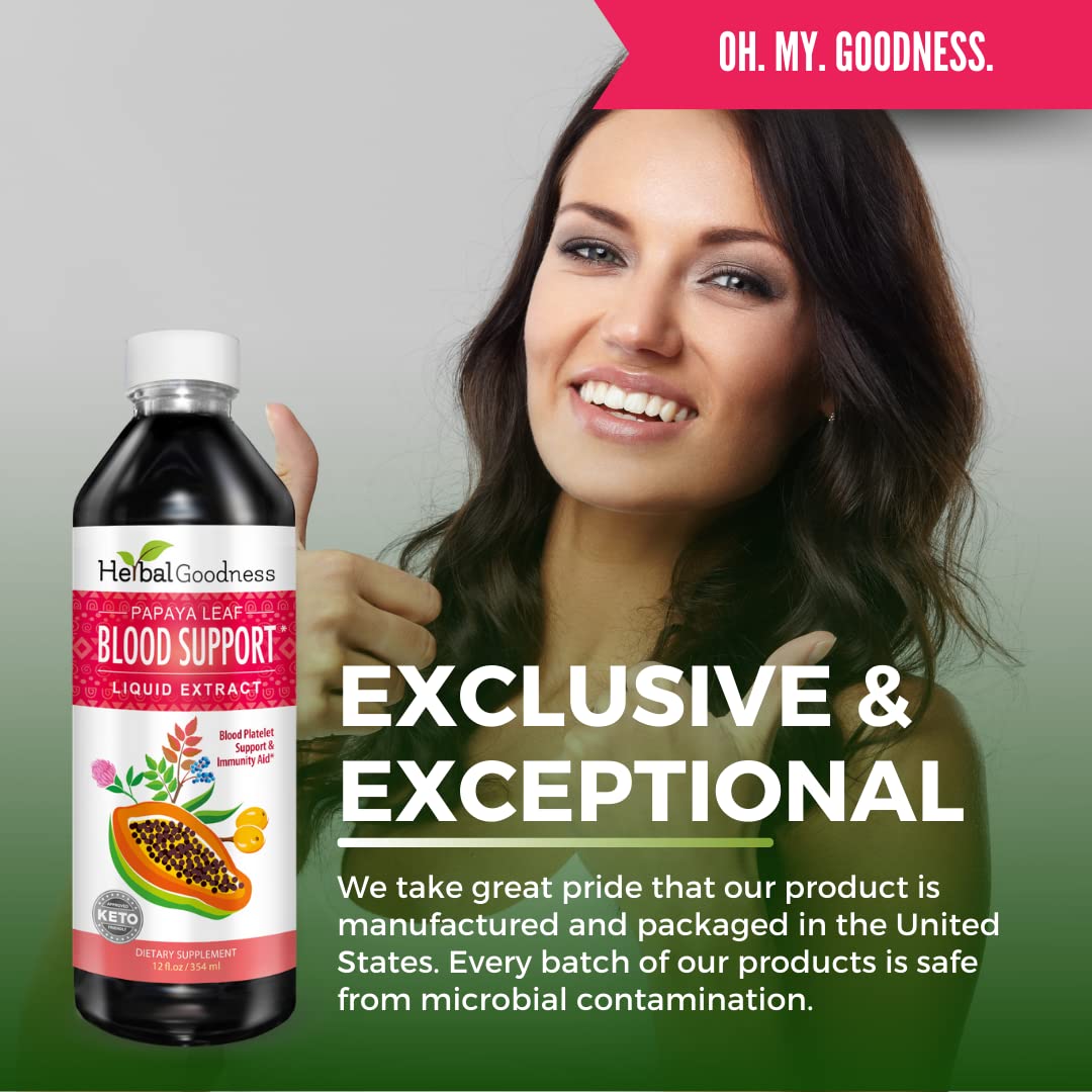 Herbal Goodness Kosher-certified seal on bottle signals quality.
