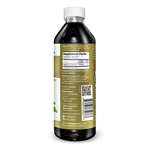 Herbal Goodness Olive Leaf Extract pour demonstrates easy, versatile daily usage for antioxidant support
